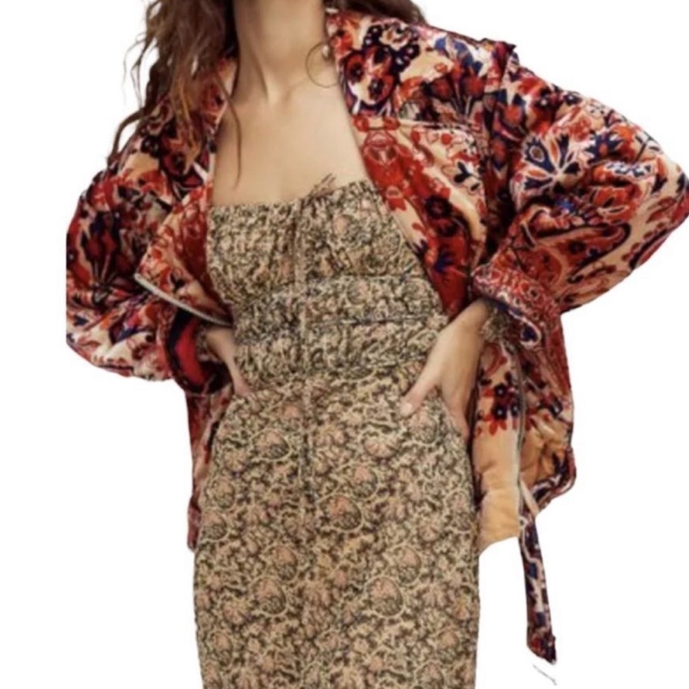 Free People Bailey Velvet Moto Jacket - Picture 2 of 7